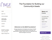 Tablet Screenshot of base-foundation.com